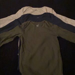 Set of 3 long sleeved onzies